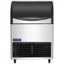VEVOR 110V Commercial Ice Machine 220LBS/24H, Snow Flake Maker with 122LBS Ice Storage, Stainless Steel Construction, Quiet Operation, Auto Clean, Air Cooling, Professional Refrigeration Equipment