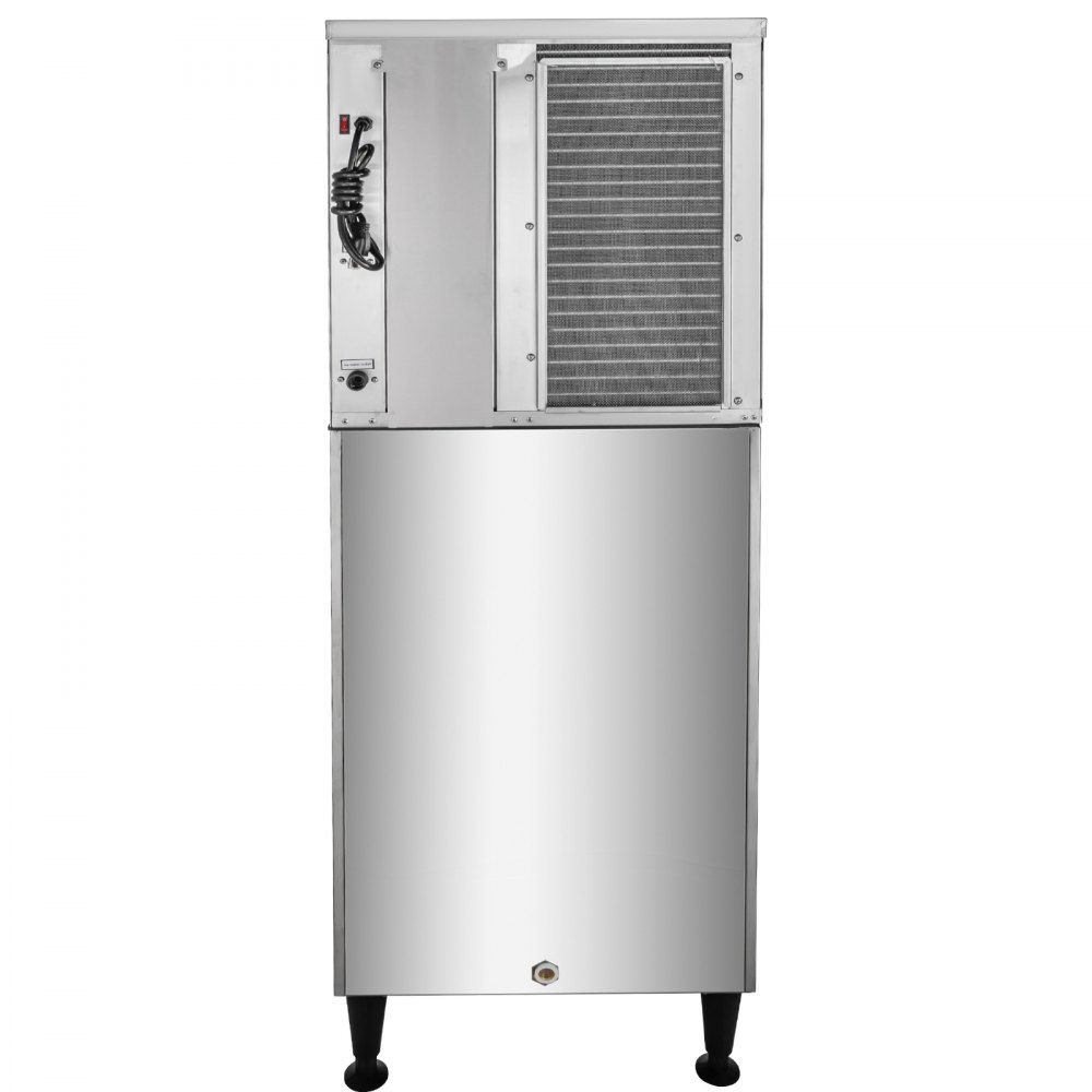 VEVOR Flake Ice Machine 496 LBS/24 H Commercial Ice Machine Maker,Snowflake Ice Maker with 353 LBS Ice Storage Capacity, Commercial Snow Flake Ice Maker, with Water Filters