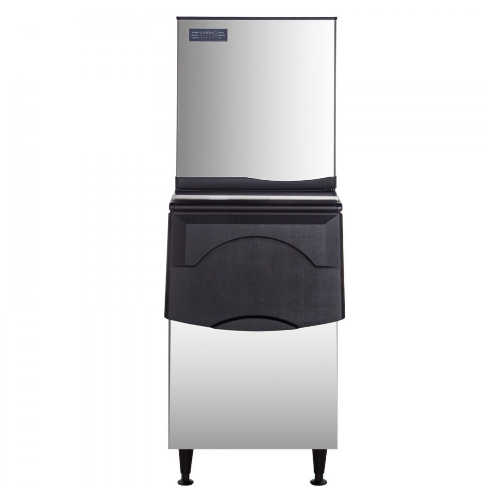 VEVOR Flake Ice Machine 496 LBS/24 H Commercial Ice Machine Maker,Snowflake Ice Maker with 353 LBS Ice Storage Capacity, Commercial Snow Flake Ice Maker, with Water Filters