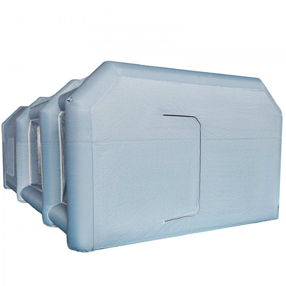 12x5x4m Inflatable Giant Spray Paint Booth Tent Camping Exhibition 2 Blowers