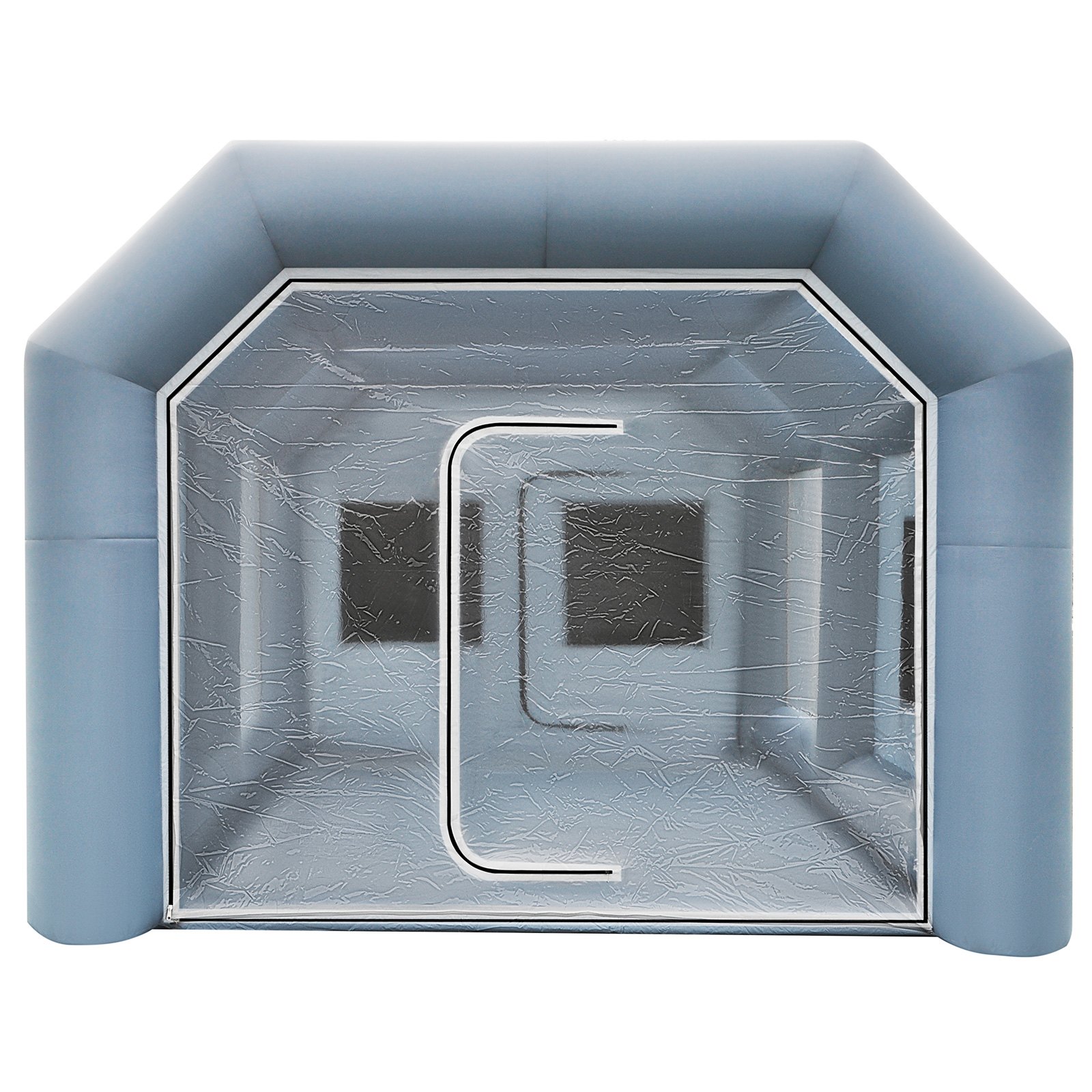 12x5x4m Inflatable Giant Spray Paint Booth Tent Camping Exhibition 2 Blowers