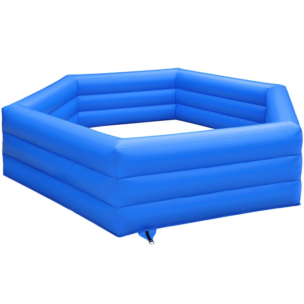 VEVOR 15 ft Gaga Ball Pit, Inflatable with Electric Air Pump, Gagaball Court Inflates in Under 3 Minutes, for Outdoor and Indoor School Family Activity