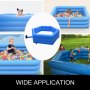 VEVOR 15 ft Gaga Ball Pit, Inflatable with Electric Air Pump, Gagaball Court Inflates in Under 3 Minutes, for Outdoor and Indoor School Family Activity