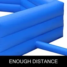 VEVOR Gaga Ball Pit Inflatable, 20 ft Gagaball Court with Electric Air Pump, Inflates in Under 3 Minutes for Outdoor Indoor School Family Activity