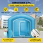 VEVOR Inflatable Paint Booth 20x10x8.2ft with 2 Blowers Inflatable Spray Booth with Filter System Portable Car Paint Booth for Car Parking Tent Workstation