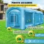 VEVOR Cabina de pintura inflable 20x10x8.2ft con 2 sopladores Cabina de pintura inflable con sistema de filtro Cabina de pintura portátil para estacionamiento de automóviles Estación de trabajo