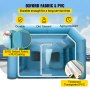 VEVOR Portable Inflatable Paint Booth, 8 x 4 x 3 m Inflatable Spray Booth, Car Paint Tent Air Filter System & 2 Blowers, Upgraded Blow Up Spray Booth Tent, Auto Paint Workstation Motorcycle Garage
