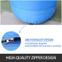 Soplador de aire inflable azul para publicidad al aire libre, arco de 15 pies con ventilador