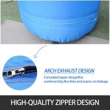 VEVOR Inflatable Arch, 15ft Hexagon Inflatable Arch, with Blower Inflatable Archway for Race Outdoor Advertising Commerce, Blue