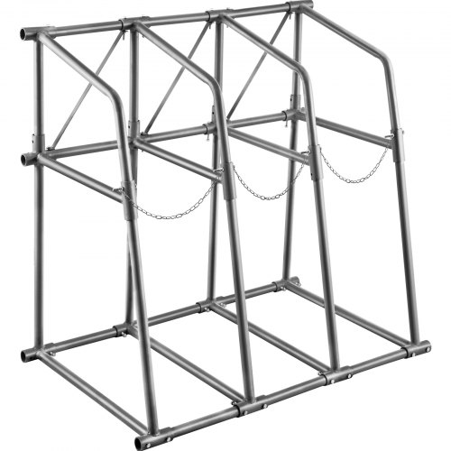 VEVOR Vertical Bar Rack, 36"W x 24"D x 60"H Vertical Material Bar Rack, 3 Rays Vertical Bar Storage Rack, 400 LBS Capacidad Vertical Pipe Storage Rack, para almacenar maderas, tuberías, otros materiales largos