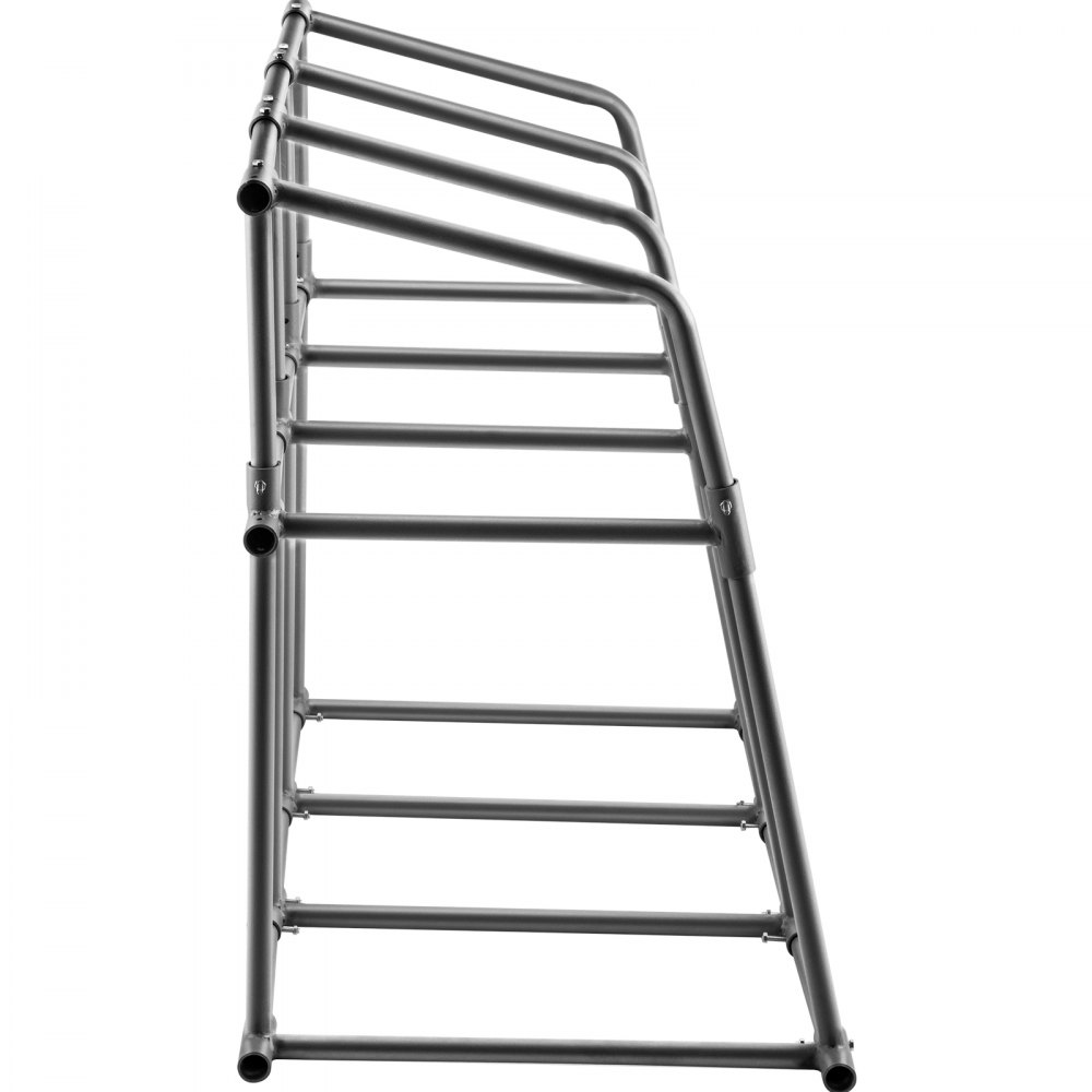 VEVOR Vertical Bar Rack, 36"W x 24"D x 60"H Vertical Material Bar Rack, 3 Rays Vertical Bar Storage Rack, 400 LBS Capacity Vertical Pipe Storage Rack, for Storing Lumbers, Pipes, Other Long Material