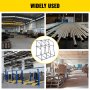 VEVOR Vertical Bar Rack, 36"W x 24"D x 60"H Vertical Material Bar Rack, 3 Rays Vertical Bar Storage Rack, 400 LBS Capacity Vertical Pipe Storage Rack, for Storing Lumbers, Pipes, Other Long Material