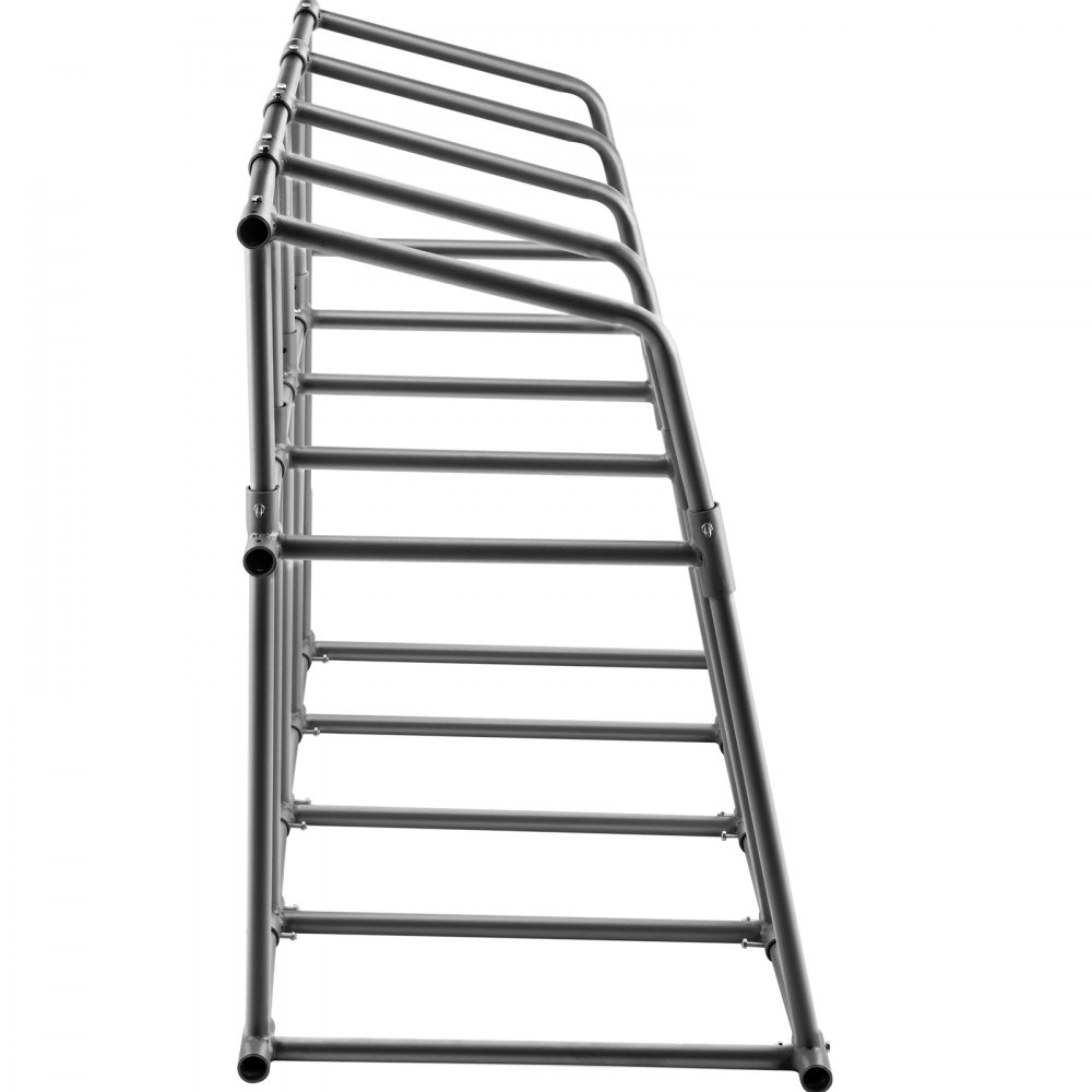 VEVOR Vertical Bar Rack, 48"W x 24"D x 60"H Vertical Material Bar Rack, 4 Rays Vertical Bar Storage Rack, 530 LBS Capacidad Vertical Pipe Storage Rack, para almacenar maderas, tuberías, otros materiales largos