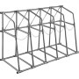 VEVOR Vertical Bar Rack, 60"W x 24"D x 60"H Vertical Material Bar Rack, 5 Rays Vertical Bar Storage Rack, 660 LBS Capacity Vertical Pipe Storage Rack, for Storing Lumbers, Pipes, Other Long Material