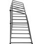 VEVOR Vertical Bar Rack, 60"W x 24"D x 60"H Vertical Material Bar Rack, 5 Rays Vertical Bar Storage Rack, 660 LBS Capacity Vertical Pipe Storage Rack, for Storing Lumbers, Pipes, Other Long Material