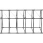 VEVOR Vertical Bar Rack, 60"W x 24"D x 60"H Vertical Material Bar Rack, 5 Rays Vertical Bar Storage Rack, 660 LBS Capacity Vertical Pipe Storage Rack, for Storing Lumbers, Pipes, Other Long Material