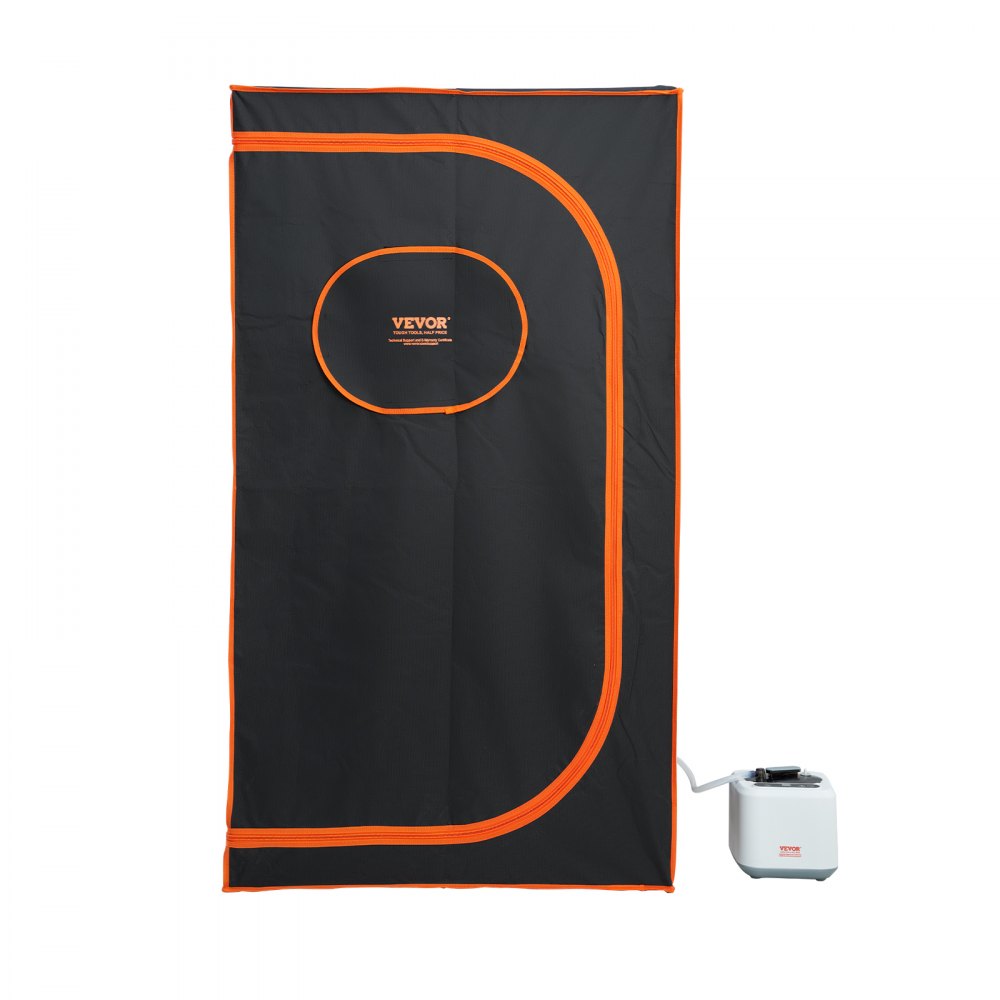 VEVOR Portable Steam Sauna Tent Full Size, 1000W Personal Sauna Blanket Kit for Home Spa, Detoxify & Soothing Heated Body Therapy, Time & Temperature Remote Control With Floor  Mat