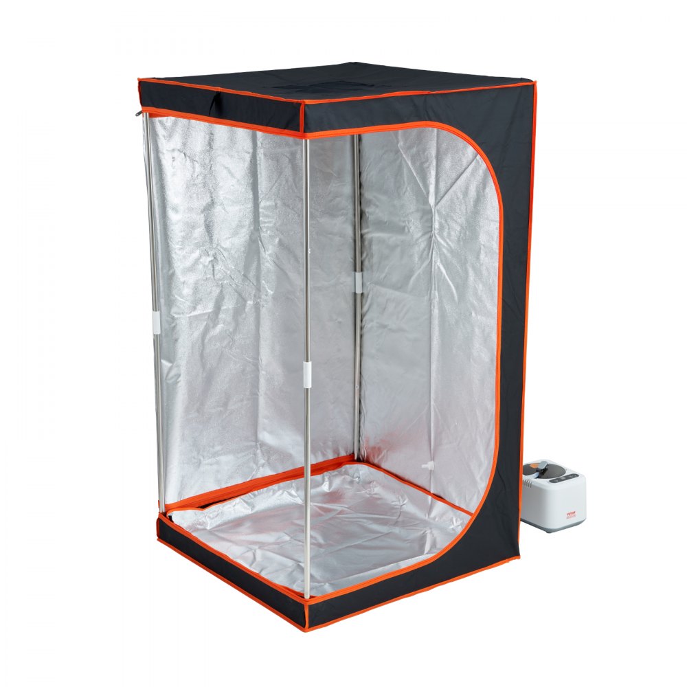VEVOR Portable Steam Sauna Tent Full Size, 1000W Personal Sauna Blanket Kit for Home Spa, Detoxify & Soothing Heated Body Therapy, Time & Temperature Remote Control With Floor  Mat