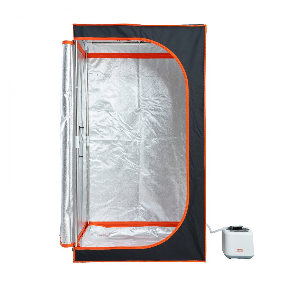 VEVOR Portable Steam Sauna Tent Full Size, 1000W Personal Sauna Blanket Kit for Home Spa, Detoxify & Soothing Heated Body Therapy, Time & Temperature Remote Control With Floor  Mat