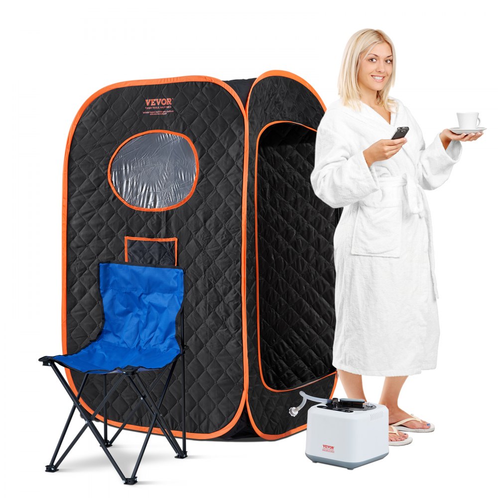 Sauna personal portátil 2L para el hogar, sauna plegable para interiores,  pérdida de peso, desintoxicación, con control remoto, temporizador, silla