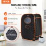 VEVOR Compact Portable Steam Sauna Tent, 1000 Watt Sauna Blanket with Chair, Home Therapeutic Sauna Tent for Detox Relaxation, Time & Temperature Remote Control Personal Sauna for Home, Black