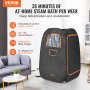 VEVOR 1200W Personal Steam Sauna Tent Loss Weight Detox Therapy Spa Compact