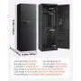VEVOR 6-8 Gun Safe, Long Gun Cabinet for Rifles and Pistols, Quick Access Rifle Safe with 3 Ammo Slots and 2 Adjustable Racks, Large Digital Cabinet with Key and Password Lock