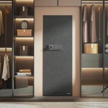 VEVOR 6-8 Gun Safe Long Gun Cabinet for Rifles & Pistols with Key and Password