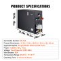 VEVOR Steam Shower Generator, 10.5 kW, Segmented Heating & Temperature Customization & 24h Timer Steam Bath Kit, Automatic Drainage Luxury Home Steam Shower System, Acrylic Tested to UL Standards