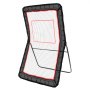 VEVOR Lacrosse Rebounder for Backyard, 4x7 Ft Volleyball Bounce Back Net, Pitchback Throwback Baseball Softball Return Training Screen, Adjustable Angle Shooting Practice Training Wall with Target