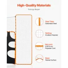 12x9 ft 3-IN-1 Lacrosse Goal Net with Backstop and Target Rebounder Equipment
