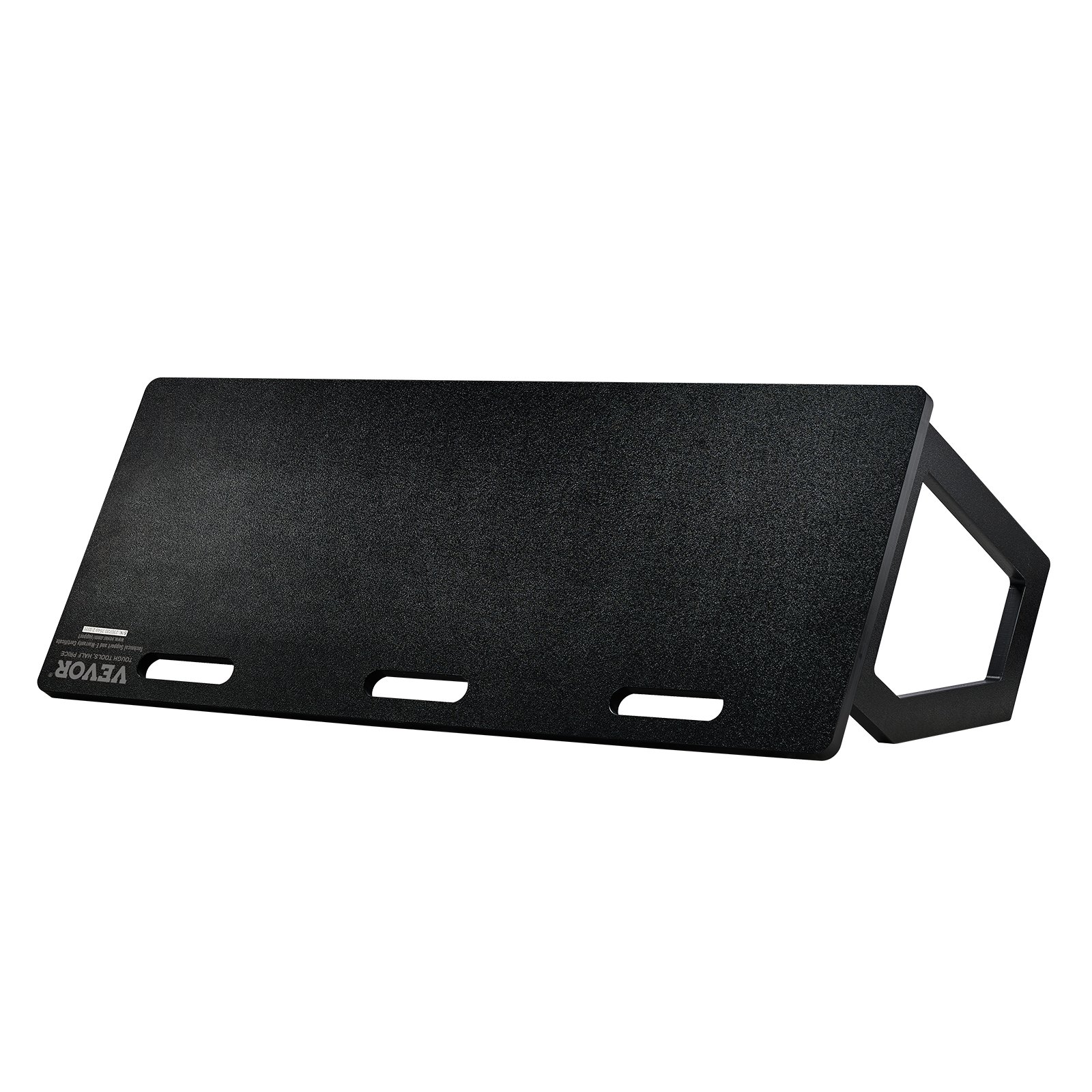 VEVOR Soccer Rebounder Board, 114.3 x 45.7 cm Portable Soccer Wall with 2 Angles Rebound, Foldable HDPE Kickback Rebound Board, Soccer Training Equipment for Kids and Adults, Passing & Shooting Practice