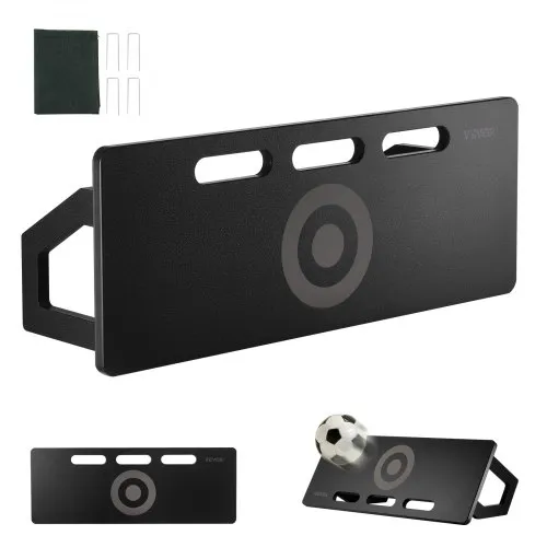 VEVOR Soccer Rebounder Board, 32"X12" Portable Soccer Wall with 2 Angles Rebound, Foldable HDPE Kickback Rebound Board, Soccer Training Equipment for Kids and Adults, Passing & Shooting Practice