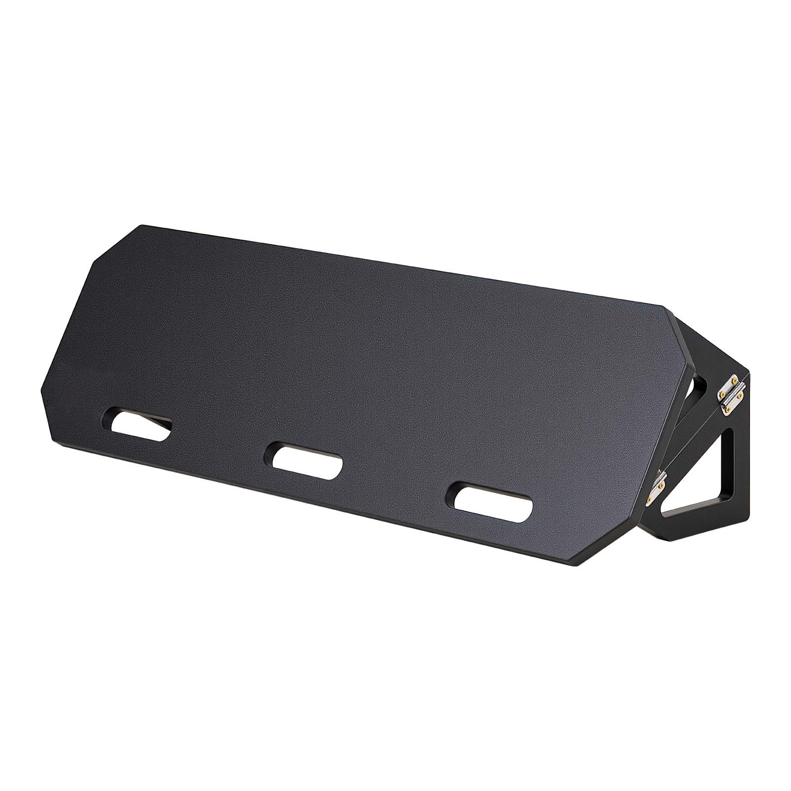 VEVOR Soccer Rebounder Board, 1000 x 300 mm Portable Soccer Rebound Wall, HDPE Sports Kick Back Trainer, 3 Adjustable Angles, Easy Setup Ball Practice Training Equipment for Passing & Reaction Skills