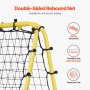 VEVOR 40"x35"x37" Soccer Rebounder Net Kick-Back Portable Football Training Gift