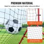 VEVOR Soccer Rebounder Rebound Net, Kick-Back 39"x39", bærbare fodboldtræningsgaver, Fuldt justerbare vinkler, målnet, hjælpemidler og udstyr til børn, teenagere og alle aldre, nem opsætning og perfekt opbevaring