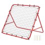 VEVOR Soccer Rebounder Rebound Net, Kick-Back 100x100 cm, Portable Football Training Gifts, Fully Adjustable Angles Goal Net, Aids & Equipment for Kids Teens & All Ages, Easy Set Up & Perfect Storage
