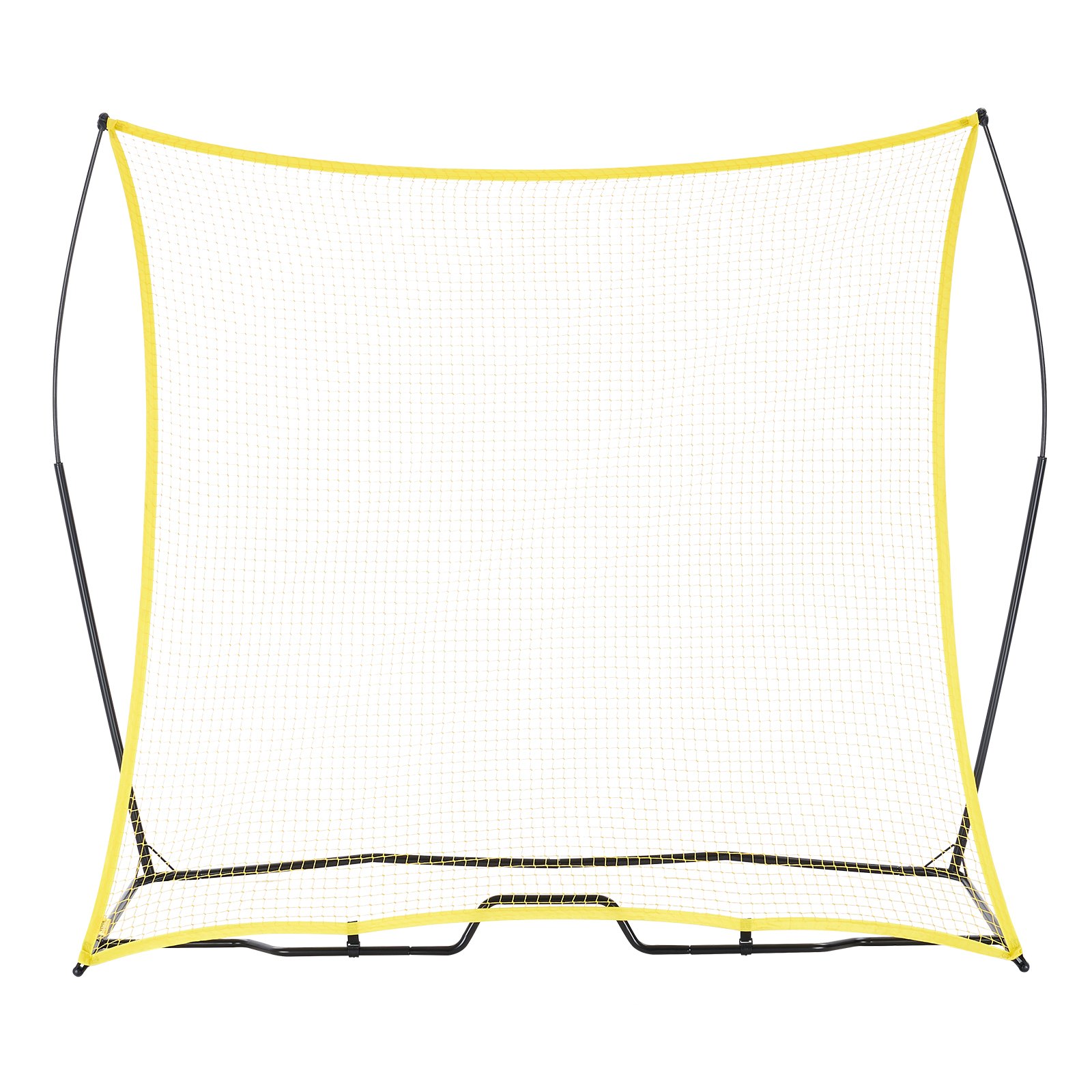 VEVOR Soccer Rebounder, Portable Soccer Trainer, 7x7FT Iron & Polyester Soccer Practice Equipment, Sports Football Rebounder Wall with Portable Bag, Perfect for Team Solo Training, Passing, Volley