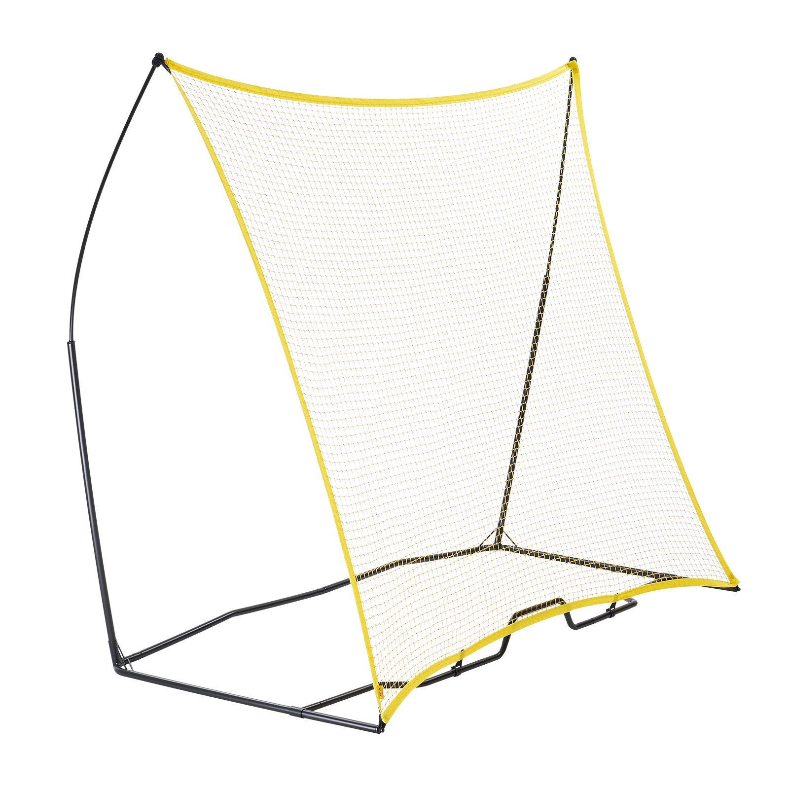 VEVOR Soccer Rebounder, Portable Soccer Trainer, 7x7FT Iron & Polyester Soccer Practice Equipment, Sports Football Rebounder Wall with Portable Bag, Perfect for Team Solo Training, Passing, Volley