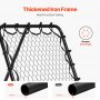 VEVOR 34"x34" Soccer Rebounder Net Kick-Back Portable Football Training Gifts