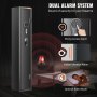 VEVOR gun safe with dual alarm system, wrong access alarm, violent vibration alarm, and silent mode.