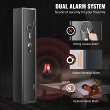 VEVOR Gun Safe Rifle Safe with Digital Keypad & Lock for 3 Rifles and 4 Pistols