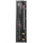 VEVOR gun safe holding rifles with camo pattern, ammo storage, and secured lock mechanism.