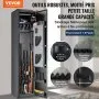 VEVOR 7-8 Rifles Gun Safe, Rifle Safe with Digital Keypad Lock, Gun Storage Cabinet for Shotguns with Built-in Storage Locker, Removable Storage Shelf for Home Long Gun and Pistols