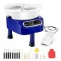 VEVOR Pottery Wheel, 10 inch Pottery Forming Machine, 350W Electric Wheel for Pottery with Foot Pedal and LCD Touch Screen, Direct Drive Ceramic Wheel with 3 Support Legs for DIY Art Craft, Blue