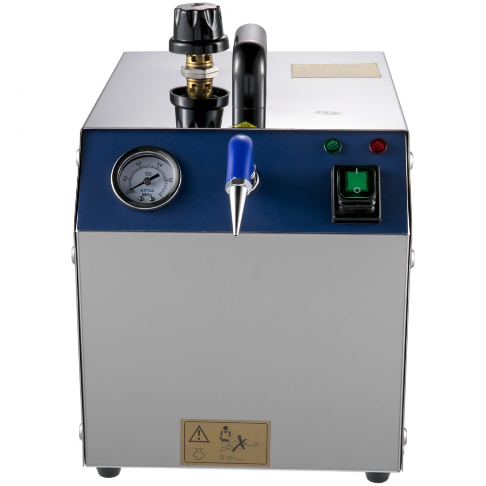 VEVOR Jewelry Steam Cleaner Machine 2L 1300W Jet Steam Cleaner Stainless Steel