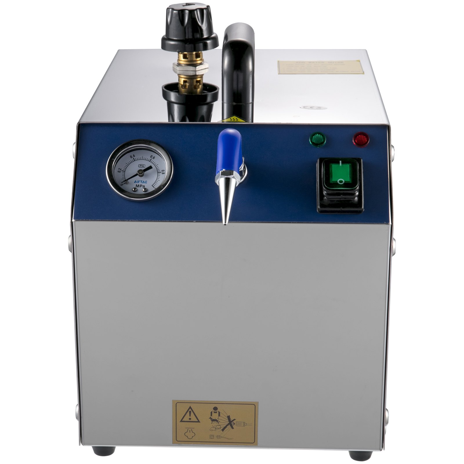 VEVOR Jewelry Steam Cleaner Machine 2L 1300W Jet Steam Cleaner Stainless Steel