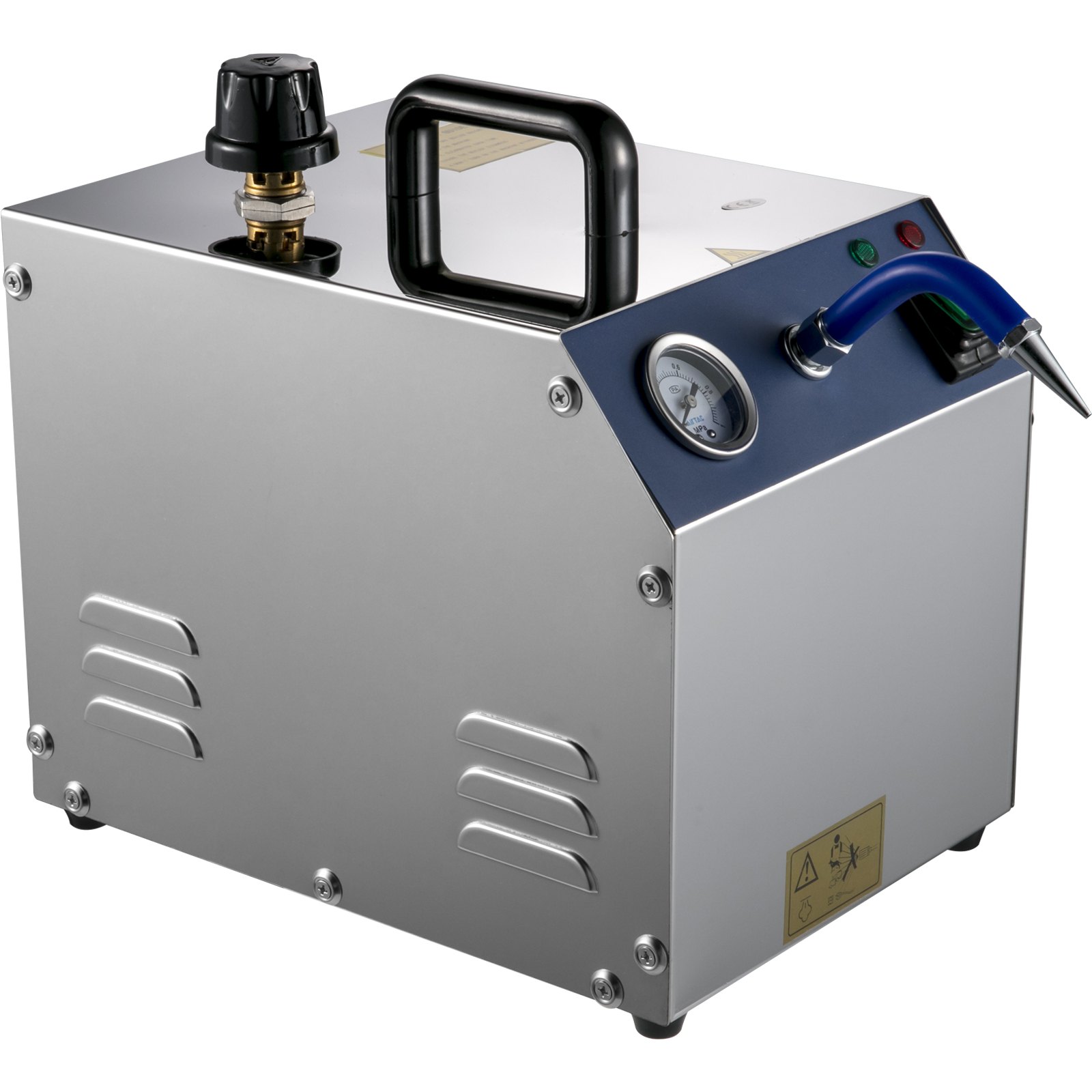 VEVOR Jewelry Steam Cleaner Machine 2L 1300W Jet Steam Cleaner Stainless Steel