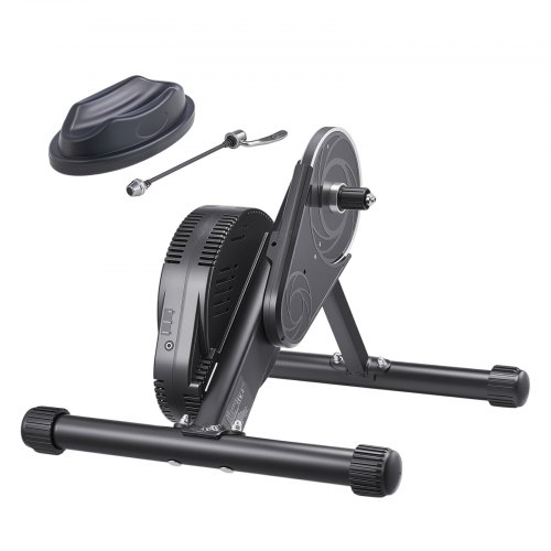 bicycle stand for stationary exercise ROCKBROS Foldable Bike Trainer Indoor Cycling Level Resistance Indoor Bike Trainer is made of solid steel and adopts a pyramid structure design to ensure its stability GIVIMO 6-Level Magnetic Bike Trainer