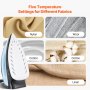 VEVOR Steam Station 1700W Steam Iron for Clothes with 1.8L Water Tank for Home